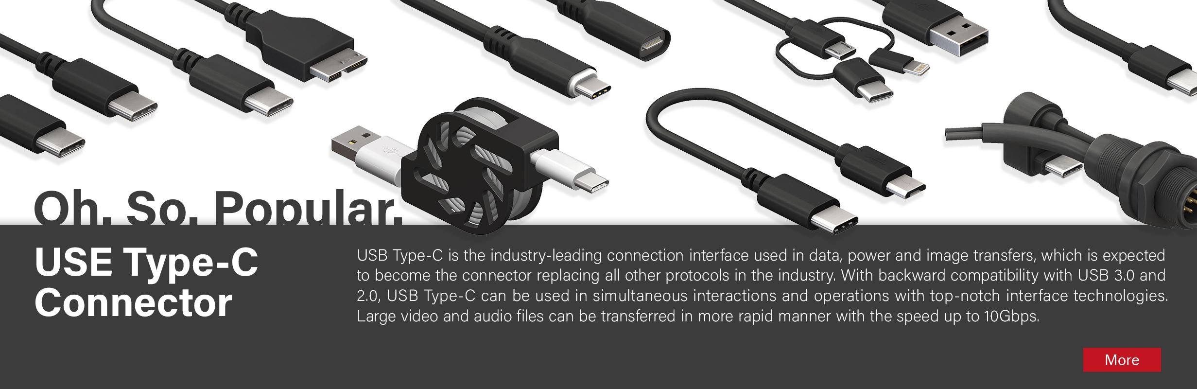 Oh. So. Popular. USE Type-C Connector